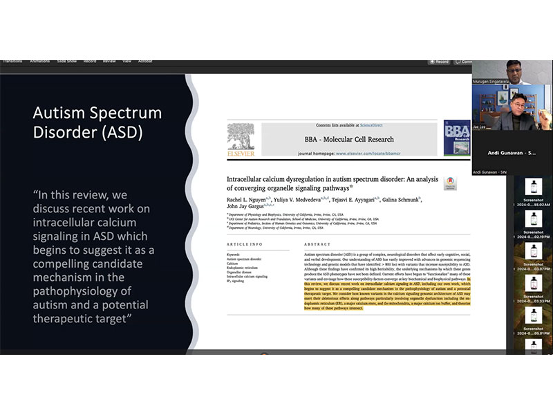 “AIC Therapy Webinar” in Singapore